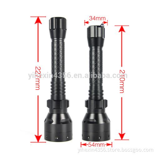 Zoom 850nm Infrared Laser Hunting LED Flashlight Torch